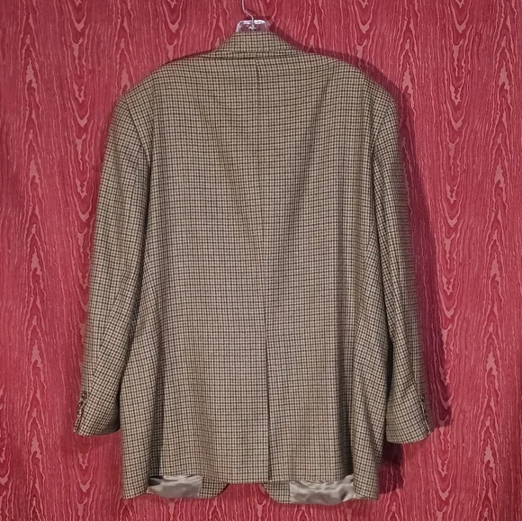 RALPH LAUREN GREEN LABEL 3 Button Long Sleeve Pure New Wool Blazer Men's Sz 44R - Picture 2 of 14